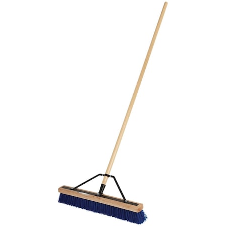 Dqb 24 In. W. x 65 In. L. Metal Handle Heavy-Duty Contractor Push Broom 09942